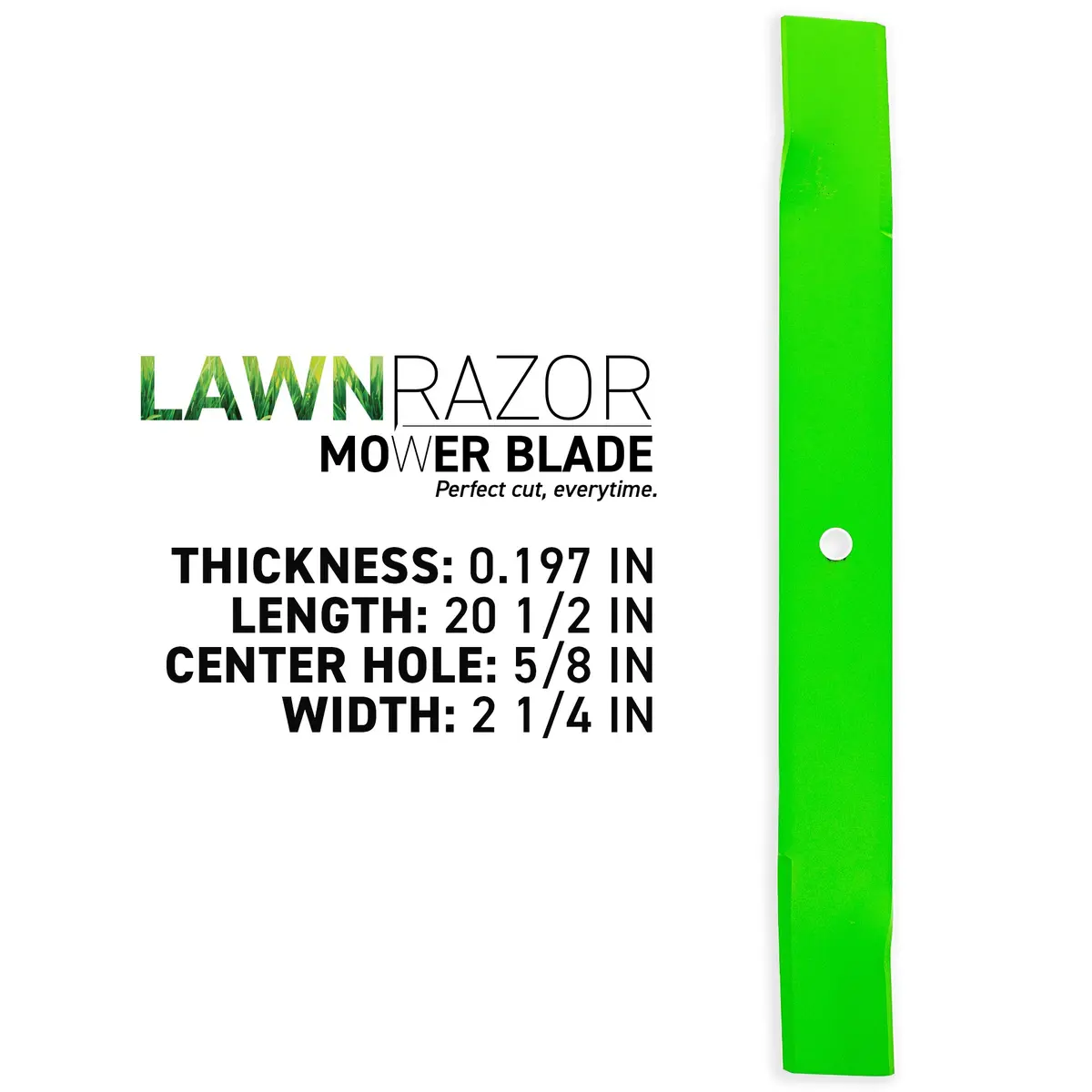 Lawnrazor Blade For Hustler Raptor Limited 603992 42-Inch Medium Lift 2 Pack 2