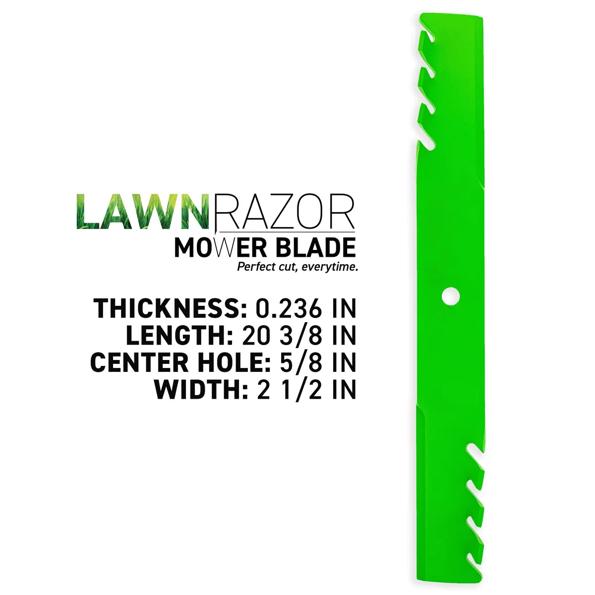 Lawnrazor Blade For Bad Boy Zt Czt 038-6003-00 60-Inch Toothed Mulching 3 Pack 2