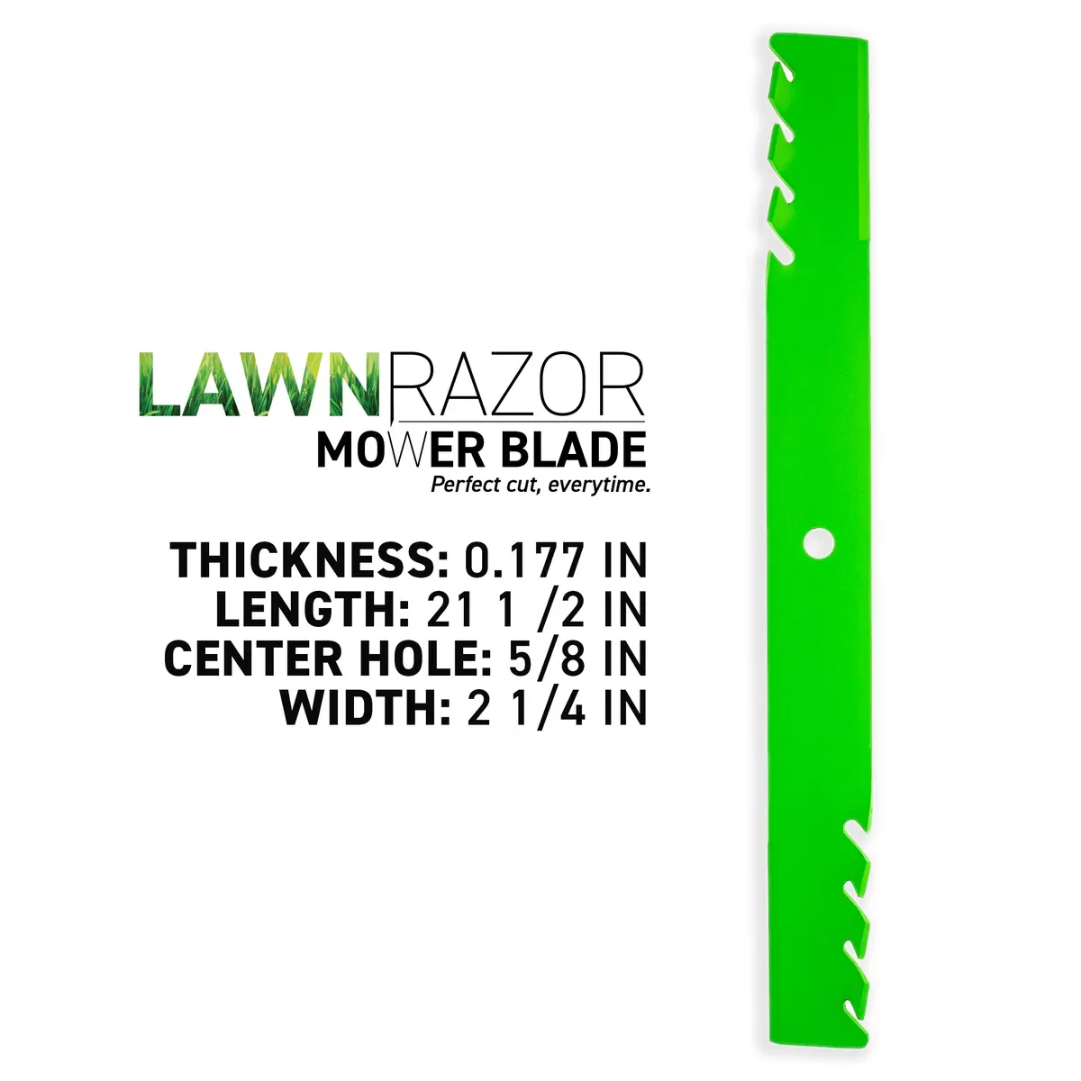 Lawnrazor Toothed Mulching Blade For Toro 131-3938-03 131-3938 117-5376-03 117-5376 | 2-Pack 2