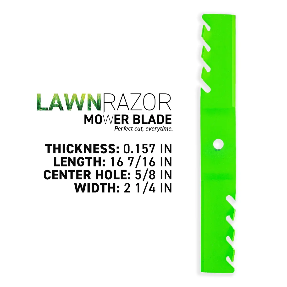 Lawnrazor Toothed Mulching Blade For Gravely Ariens 09673500 | 3-Pack 2
