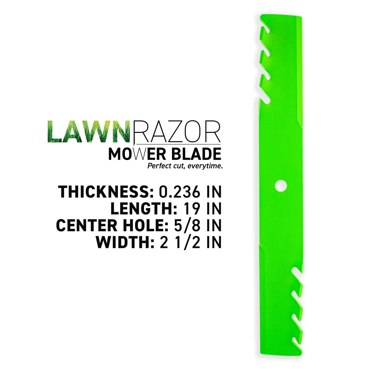 Lawnrazor Toothed Mulching Blade For Husqvarna Redmax Dixon 525525901 | 3-Pack 2