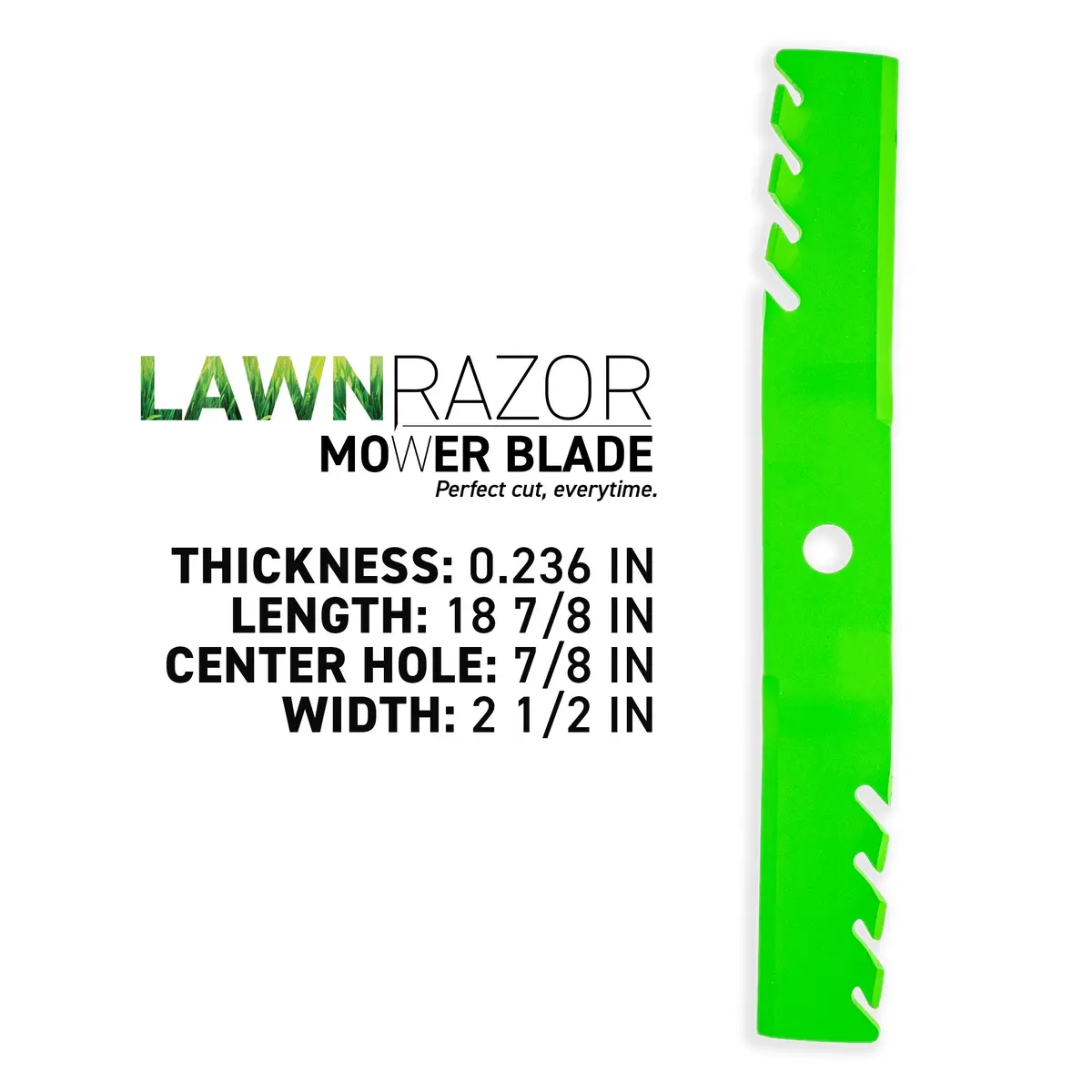 Lawnrazor Toothed Mulching Blade For John Deere M135334 | 3-Pack 2