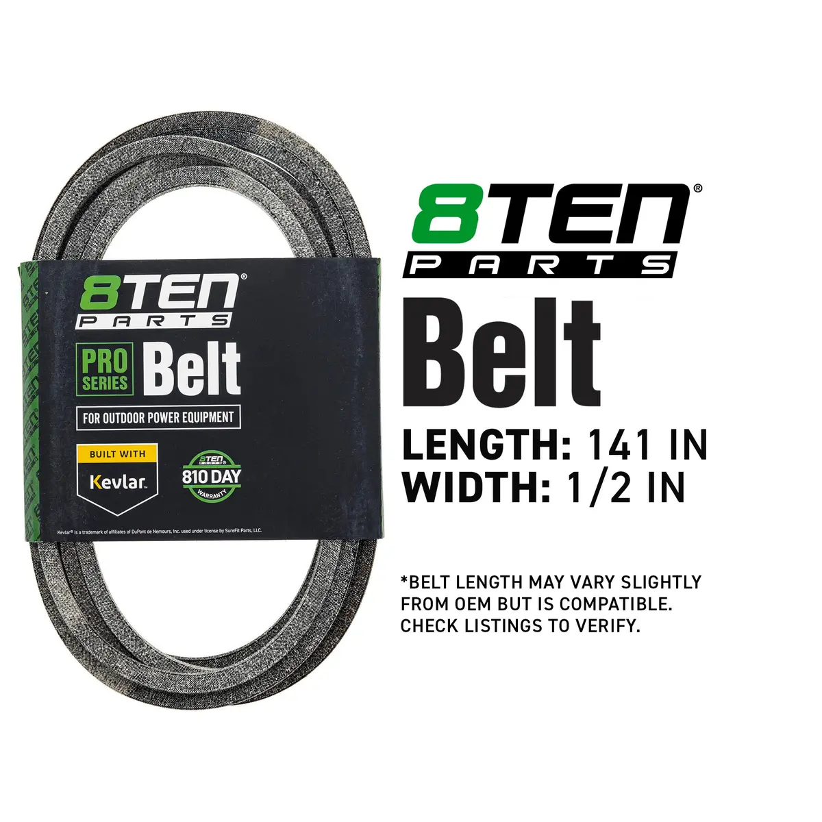 Belt With Kevlar® For Toro Exmark Cub Cadet Gx20571 119-8820 954-05008 754-05008 114-0453 2