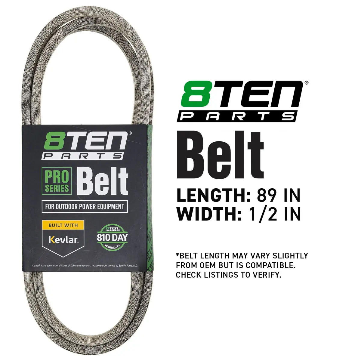 Belt With Kevlar® For Ayp Ariens Central Park 37X106 954-04185 754-04185 72144 034289 490-500-S027 2