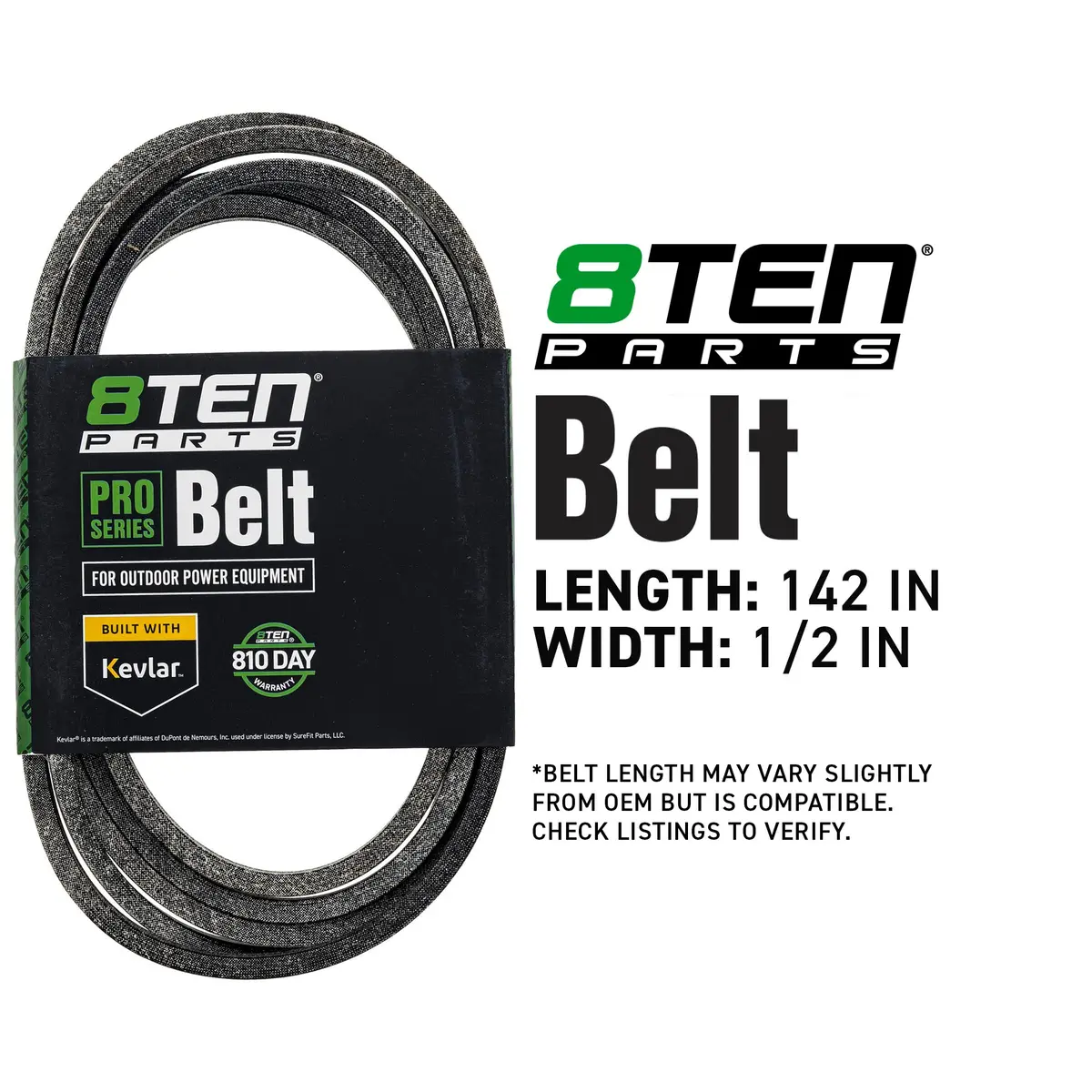 Belt With Kevlar® For John Deere Gravely Ariens Gx21833 105-6963 07241600 2