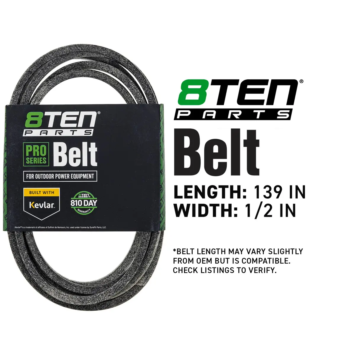 Belt With Kevlar® For Scotts Sabre John Deere Gx20305 Gy20571 1757901Yp 2