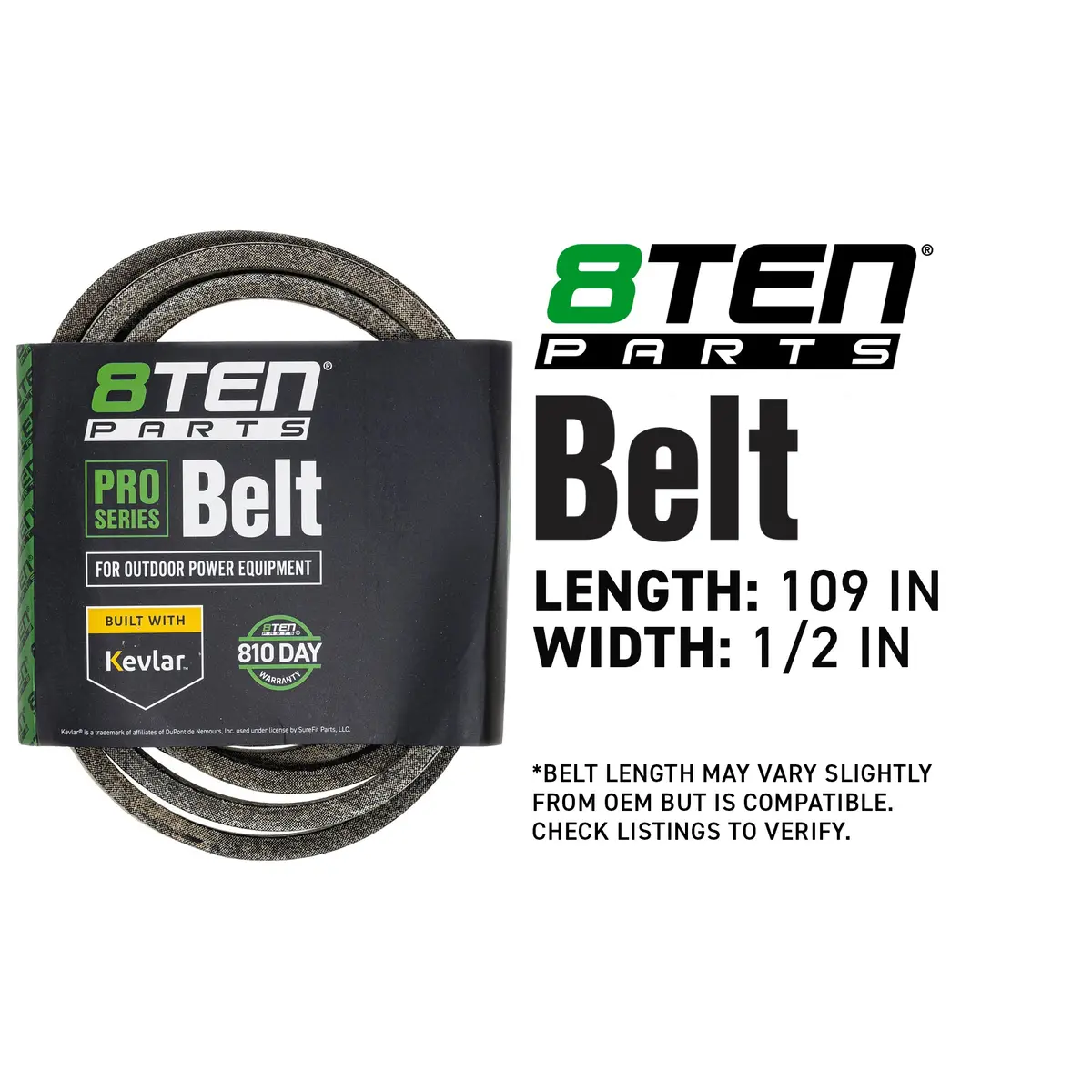 Belt With Kevlar® For Cub Cadet Columbia Troy-Bilt 954-04045 754-04045 112-5800 2