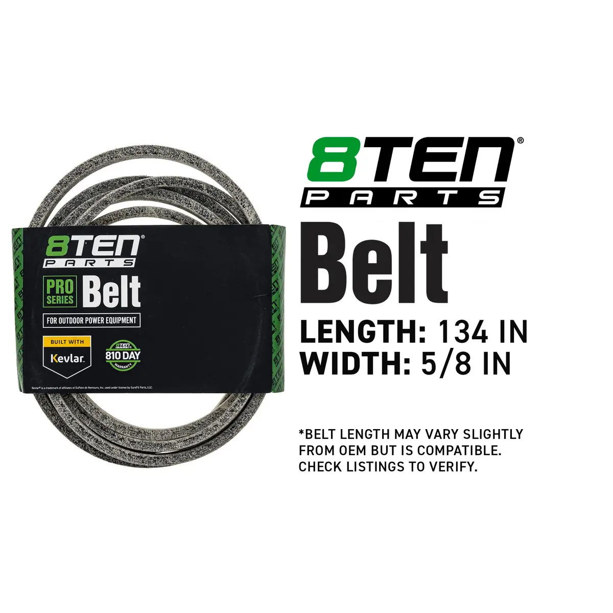 Belt With Kevlar® For Cub Cadet Troy-Bilt Husqvarna 954-04077 754-04077 754-04077A 954-04077A 2