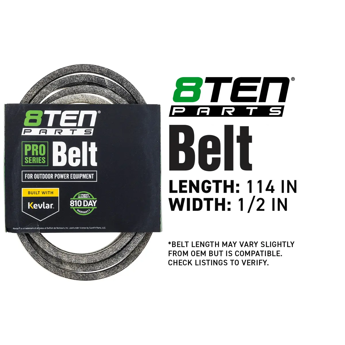 Belt With Kevlar® For Cub Cadet Ferris Columbia 754-04137 754-04137A 754-04047 754-04137B 94786 2