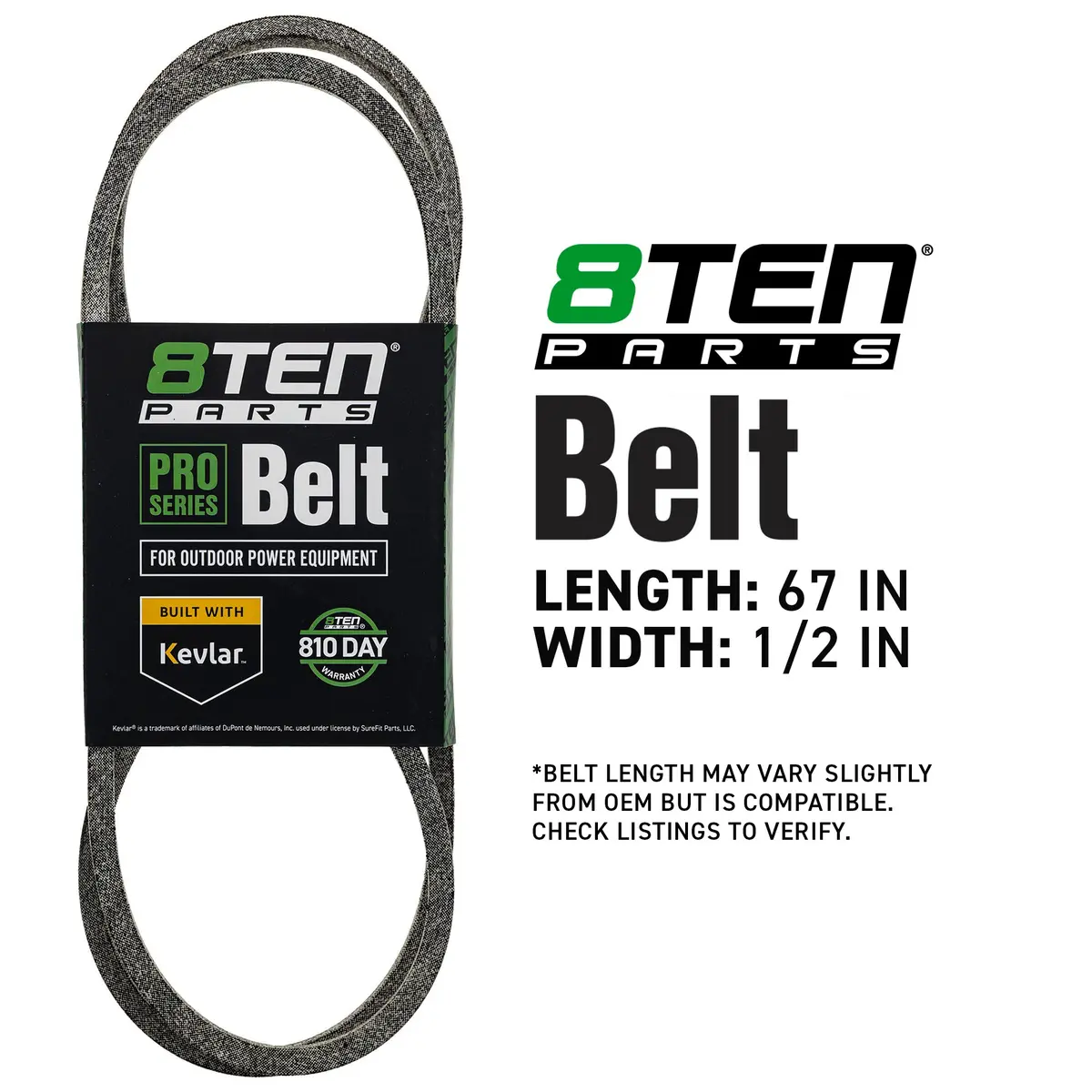 Belt With Kevlar® For Cub Cadet Craftsman Ariens 954-0498 754-0498 954-04317A 754-04317 07211500 2