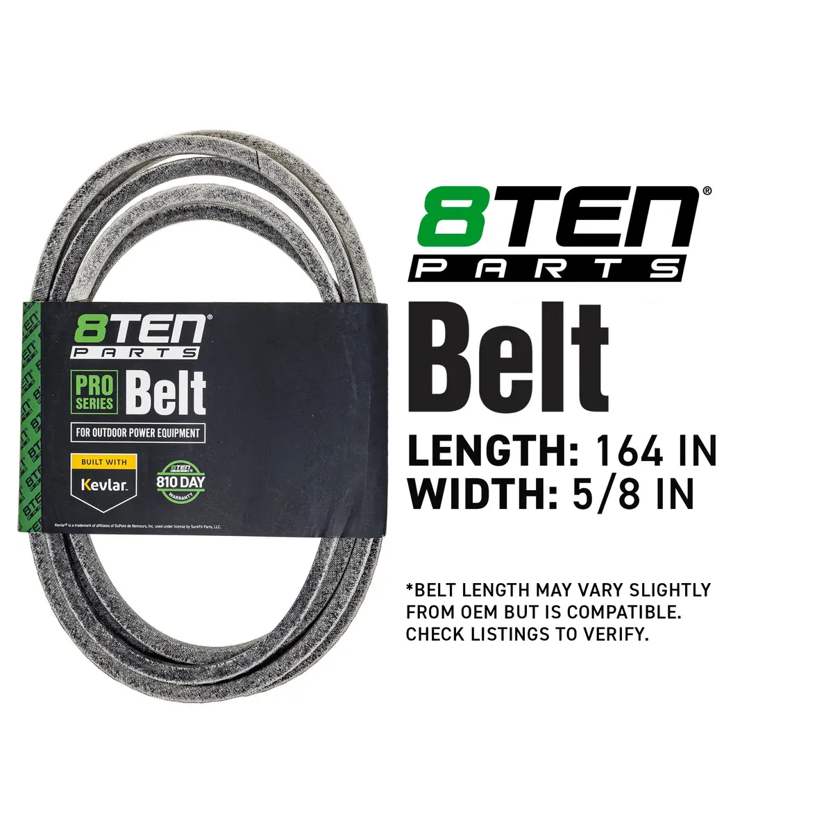 Belt With Kevlar® For Husqvarna Ferris Exmark 539104335 522795901 M156261 84009031 84006541 80093909 2