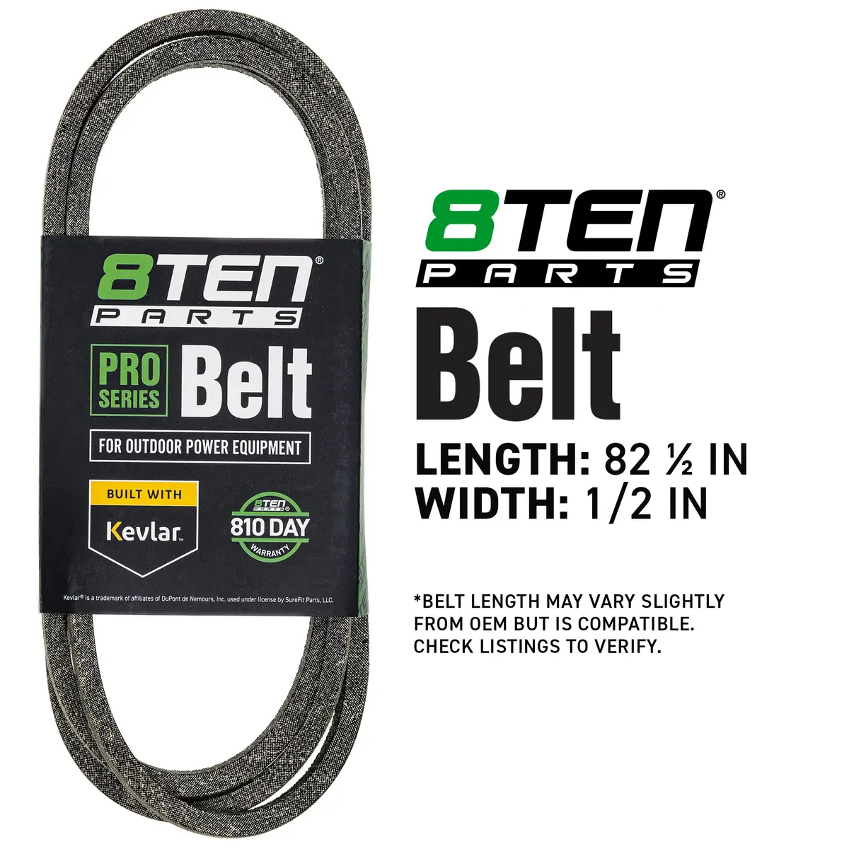 Belt With Kevlar® For Husqvarna Jonsered Ayp 140067 531300773 37X43 37X39 37X27 37X27ma 037X43ma 2