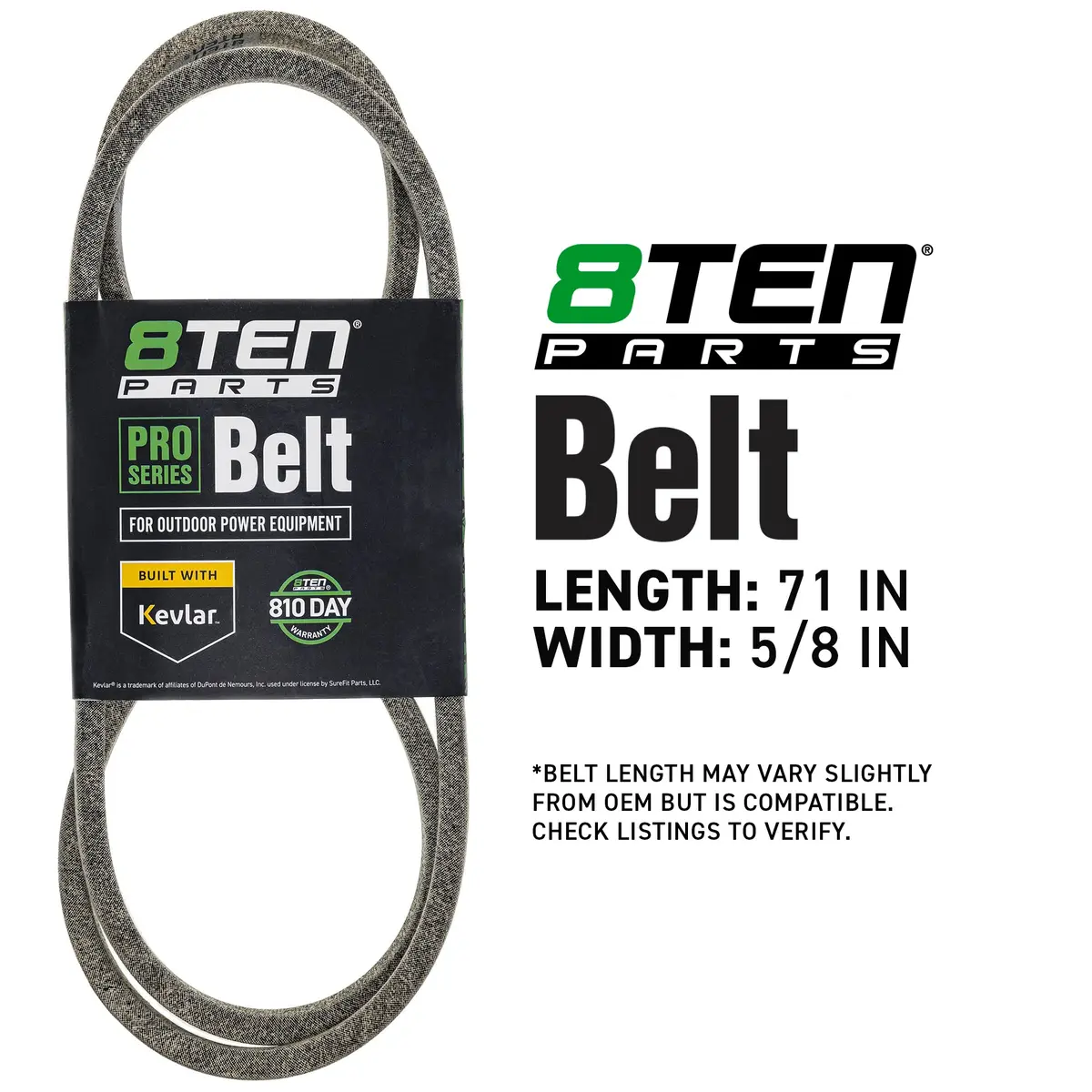 Belt With Kevlar® For Troy-Bilt Craftsman Murray 954-04249A 954-04249 754-04249 754-04249A 2