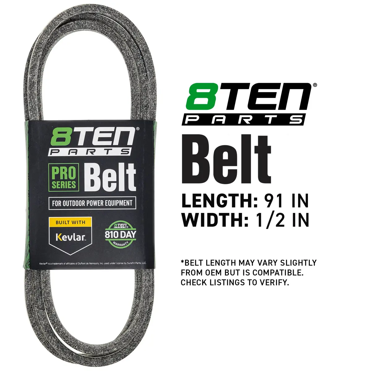 Belt With Kevlar® For John Deere Cub Cadet Troy-Bilt 954-05027A 754-05027A 954-05027 954-05027B 2