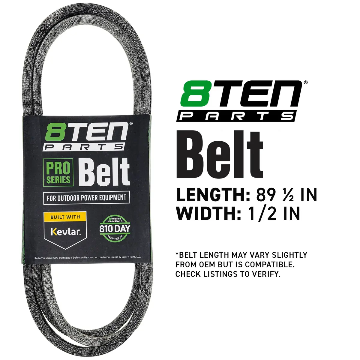 Belt With Kevlar® For John Deere Murray 037X88ma 710213 M147044 Gx21407 601786 1728008Sm 2