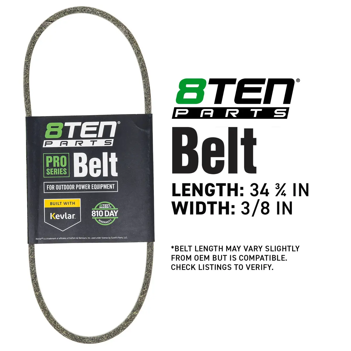 Belt With Kevlar® For Toro Sabre Lawn-Boy 91-2258 Gc00081 2