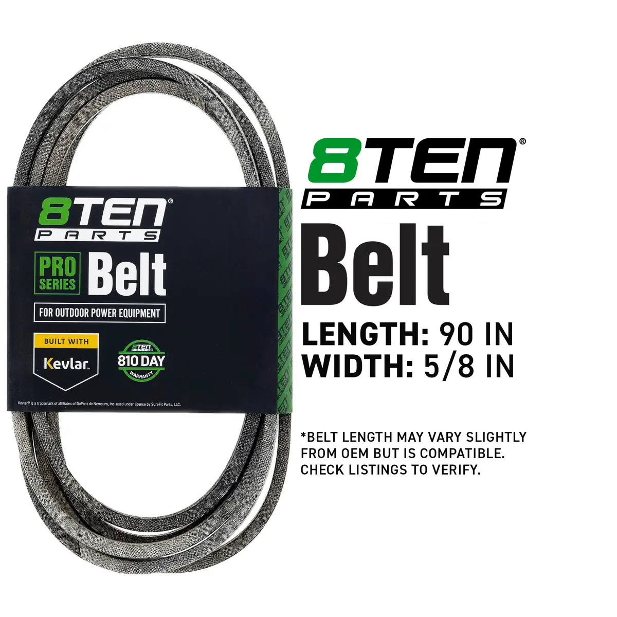 Belt With Kevlar® For Scag John Deere M127523 48089 12524 Pp13007 62065 532 17 43-68 2