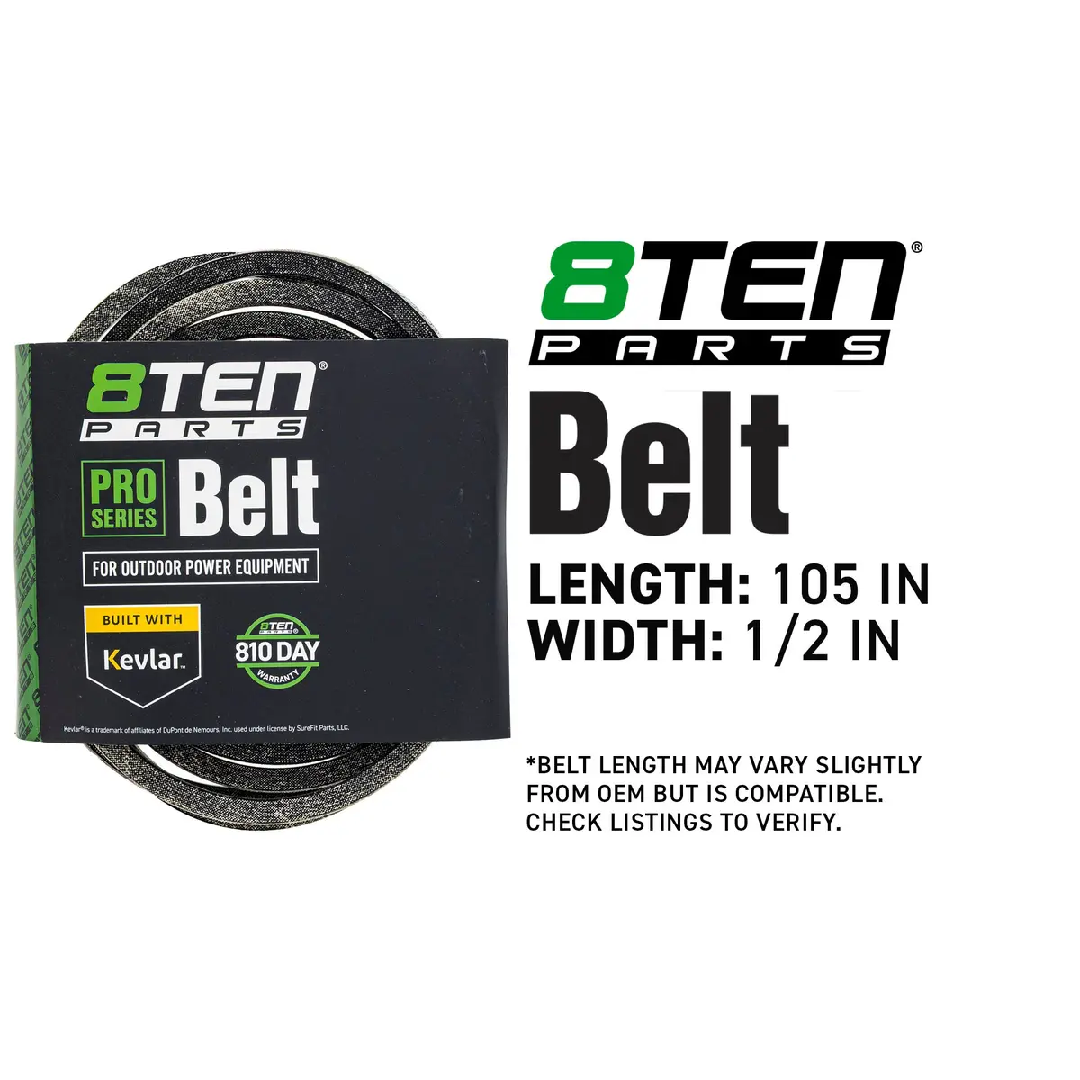 Belt With Kevlar® For Cub Cadet Craftsman Husqvarna 754-0641 954-0641 01005374 01005374P 130-0842 2