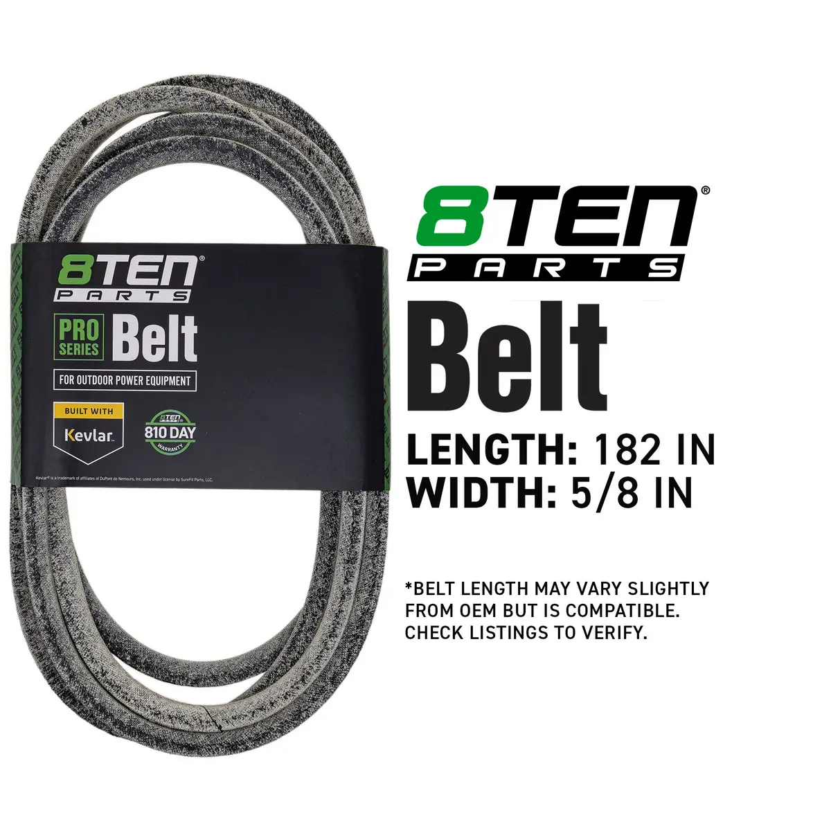 Belt With Kevlar® For John Deere Toro Tcu35604 Tcu30356 131-1123 2