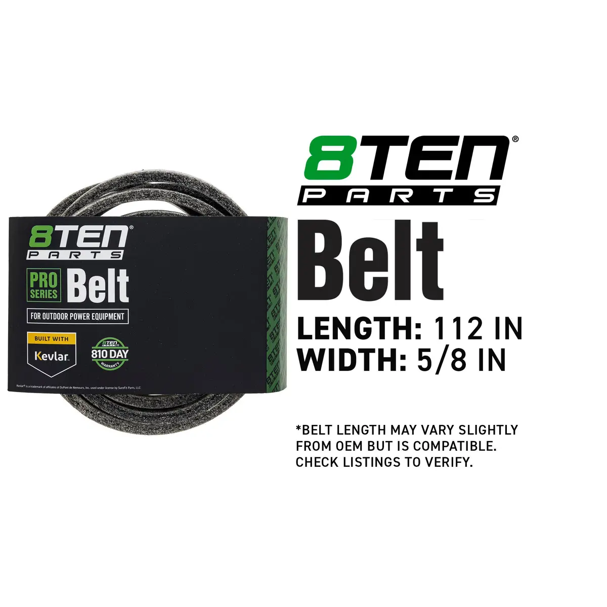 Belt With Kevlar® For Cub Cadet John Deere Ferris 754-3055 754-3055A 954-3055A M95875 84009011 2