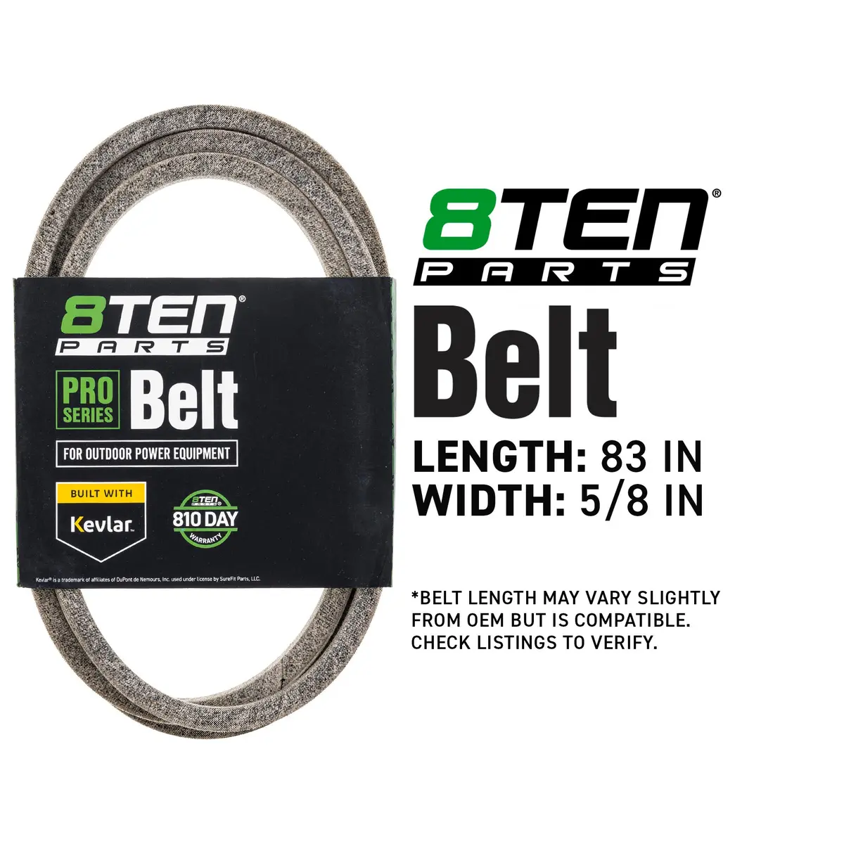 Belt With Kevlar® For Cub Cadet Toro Mtd Pro 01005011 B80 01005011P 01003968 106497 Tcu29748 2