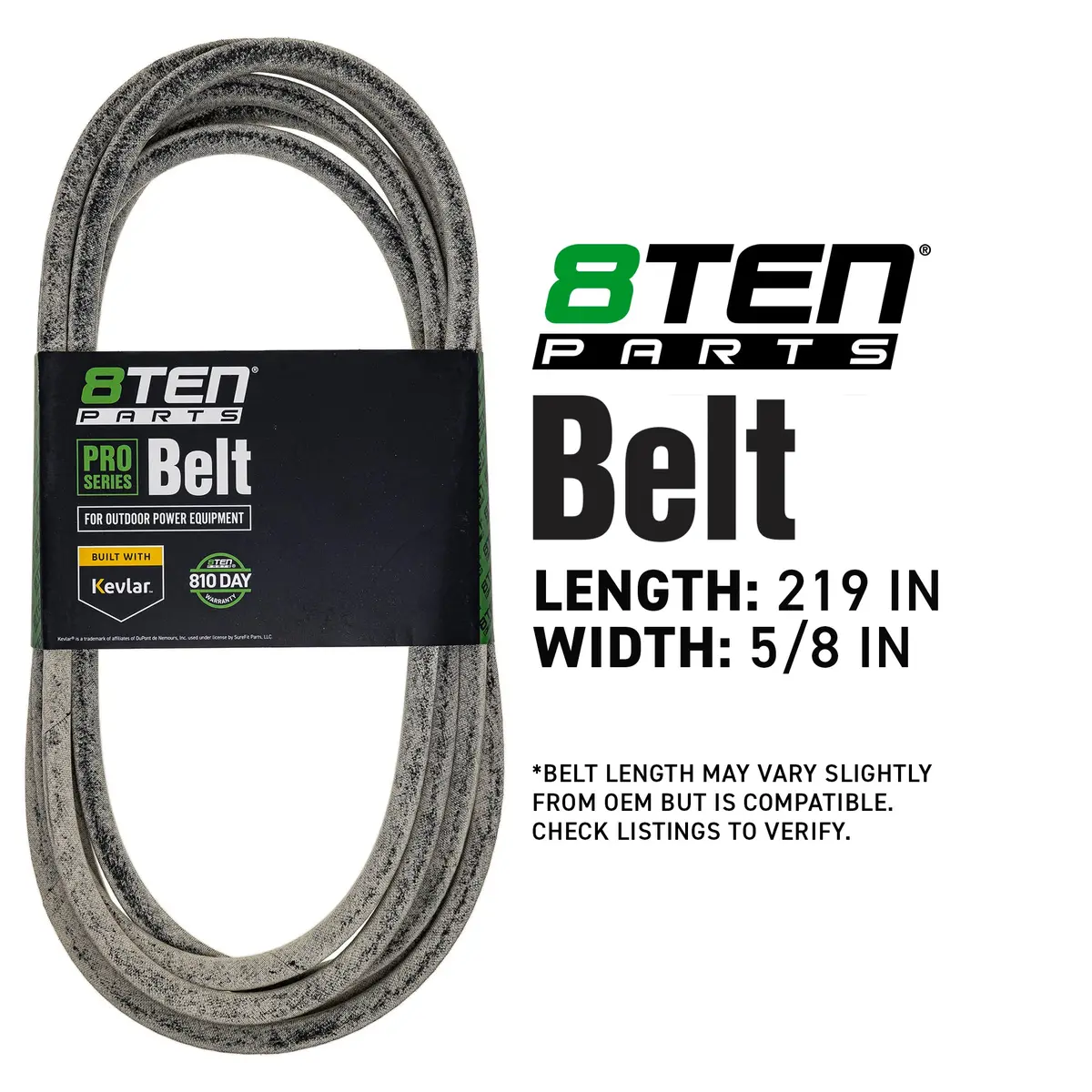 Belt With Kevlar® For Exmark Toro 109-9023 135-5777-Sl 135-5777 109-9023-Sl 2