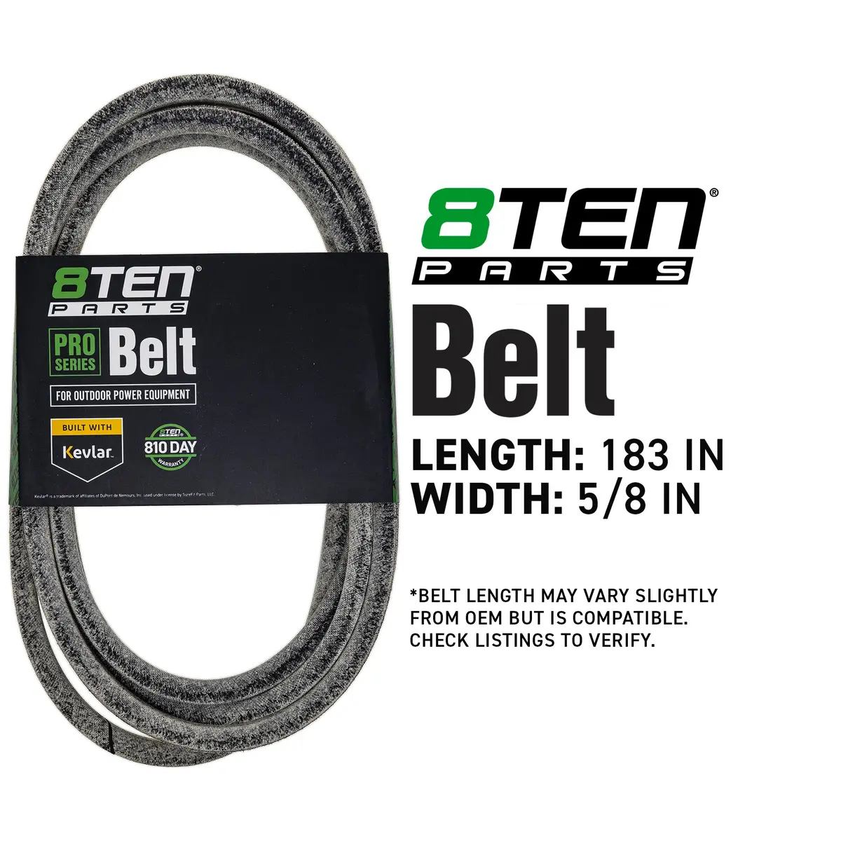 Belt With Kevlar® For John Deere Toro Exmark Tcu35604 Tcu30356 115-7426-Sl 115-7426 2
