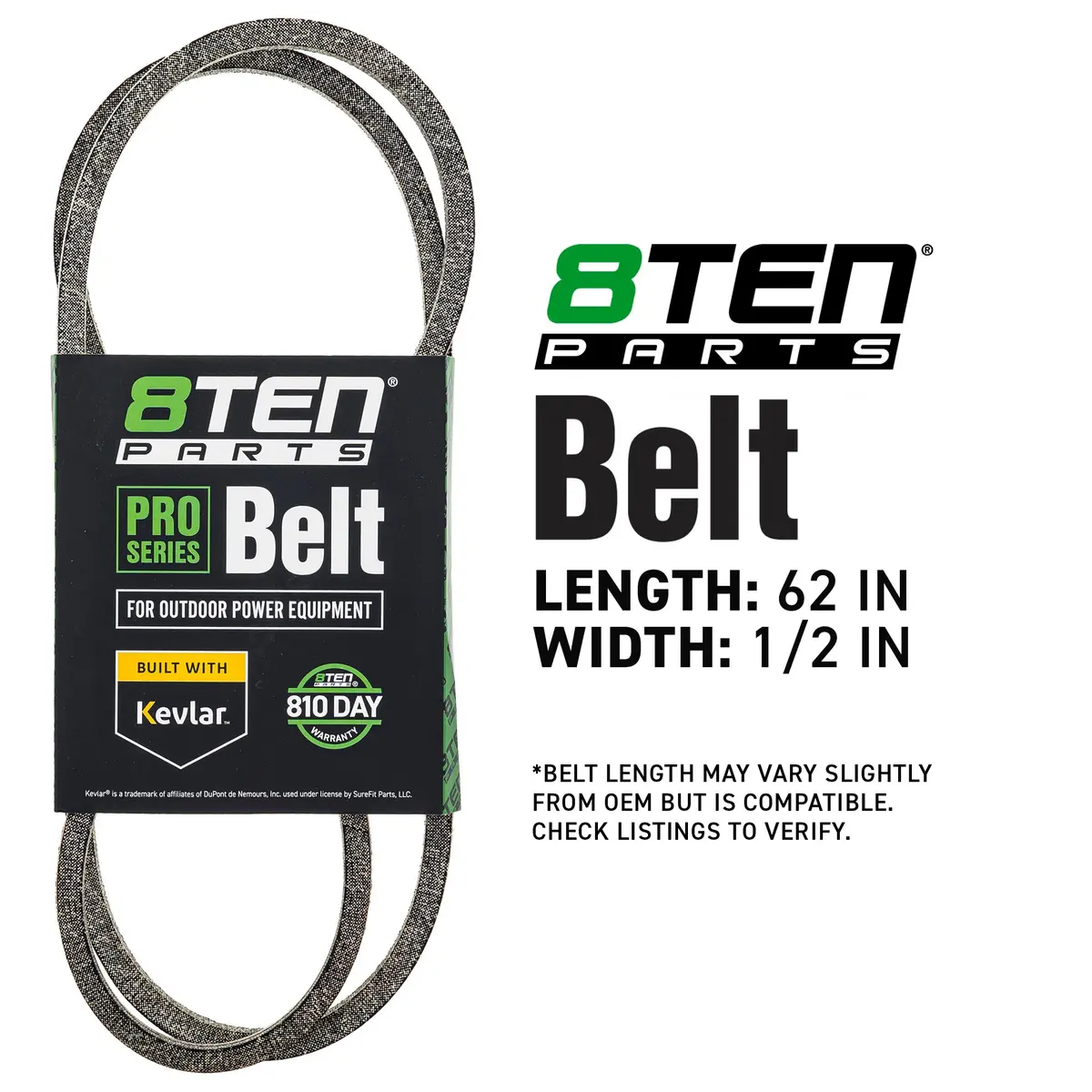 Belt With Kevlar® For Cub Cadet Mtd John Deere 954-3073 754-3073 M84223 7543073 608474 Gw-7543073 2