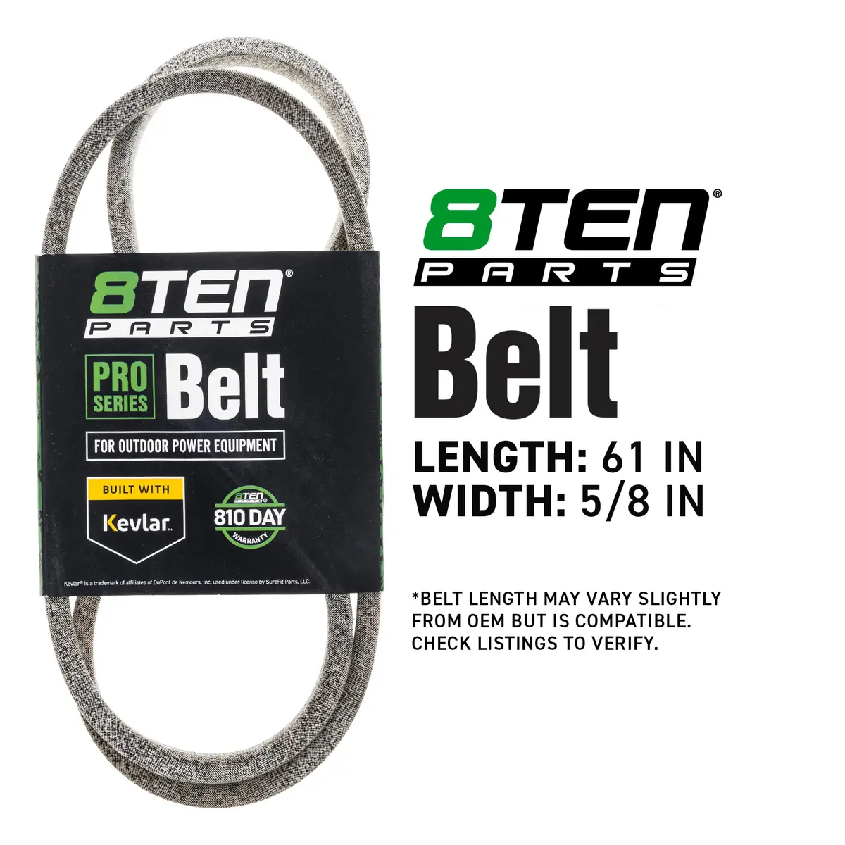 Belt With Kevlar® For John Deere Tcu36021 M77672 2