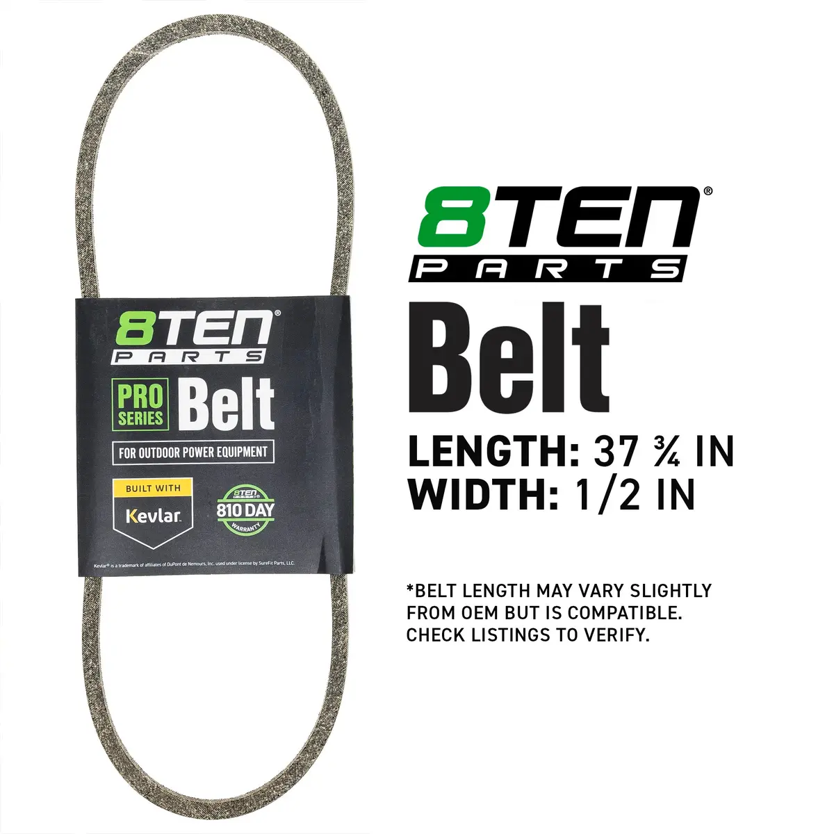 Belt With Kevlar® For Cub Cadet 954-3084 754-3084 2