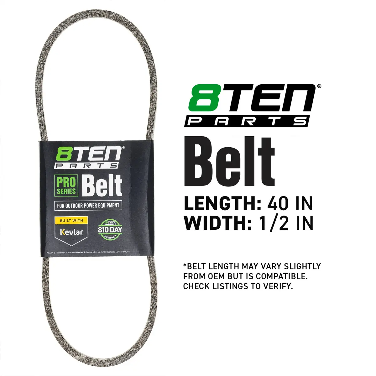Belt With Kevlar® For Exmark Cub Cadet Greenbrier 48203 323280 1-323630 1-323280 E323630 1-323280-Sl 2