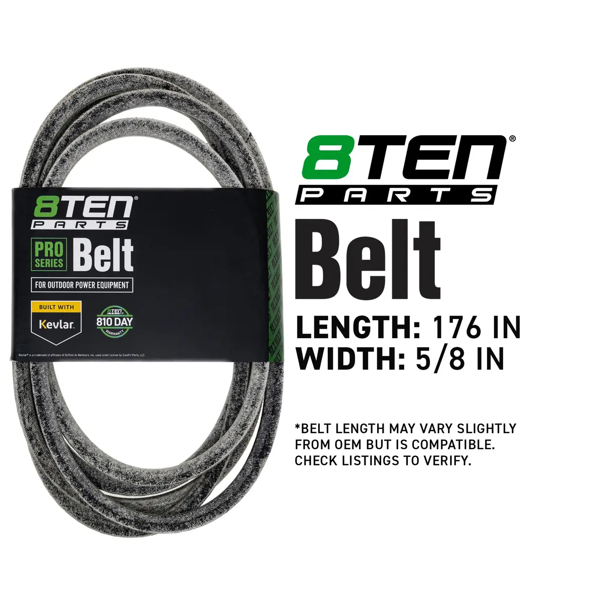 Belt With Kevlar® For Husqvarna Ferris Redmax 5103391 5022061 5103871 588264801 5103671 5103871Yp 2