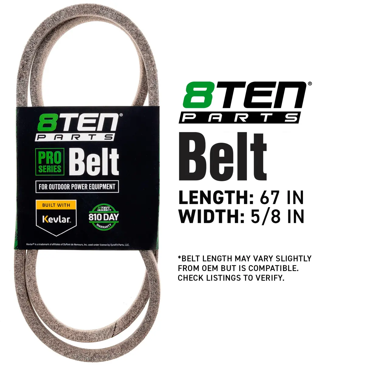 Belt With Kevlar® For Ayp John Deere Cub Cadet 754-0486 954-0486 954-0486A 754-0486A 302030 M44121 2