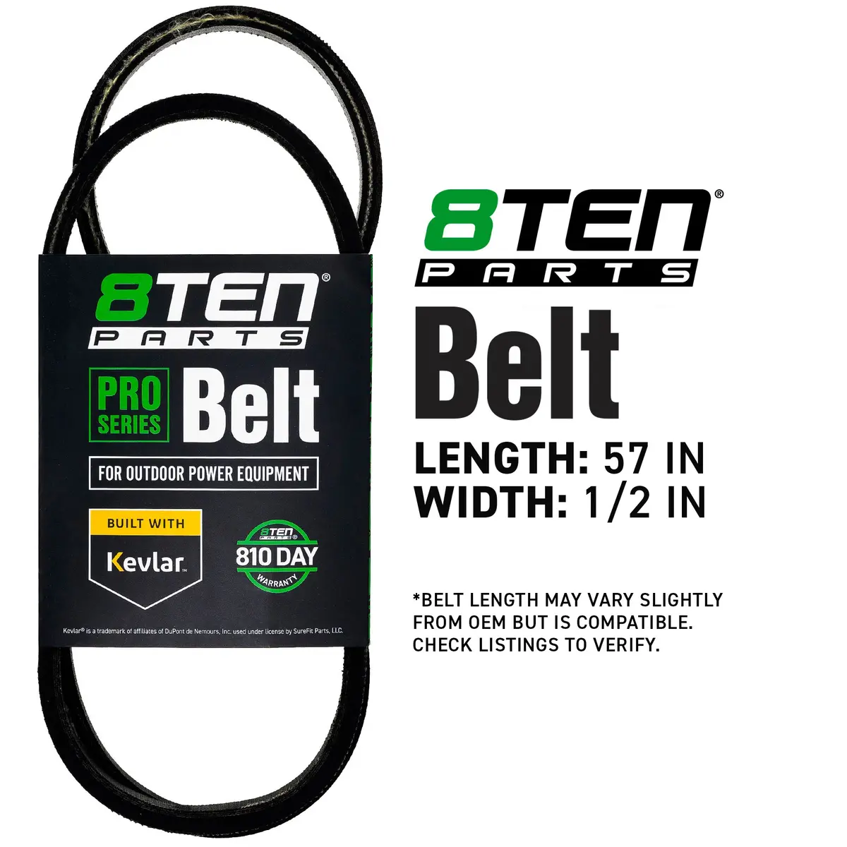 Belt With Kevlar® For Ariens Gravely 98-9008 5104354 07200718 2