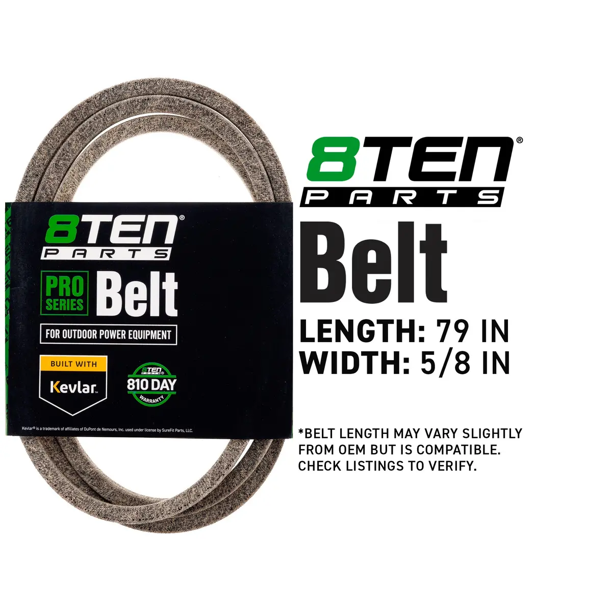 Belt With Kevlar® For Scag Dixie Chopper 48278 707134770 30779 30202 2