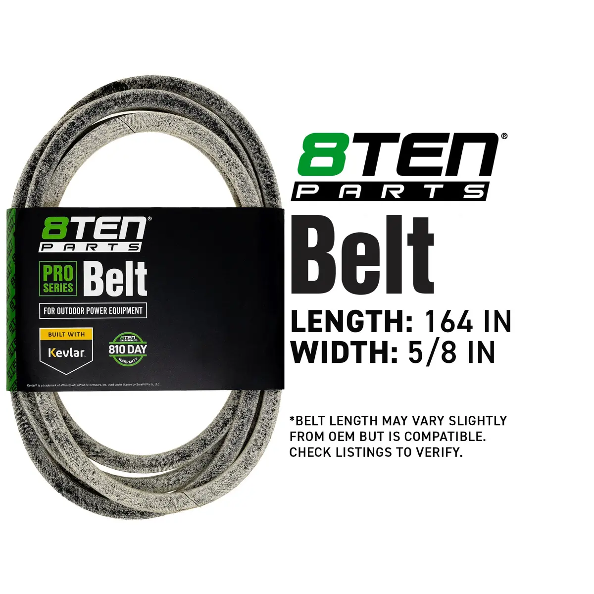 Belt With Kevlar® For Ferris 5103872 5103675 5103395 5100003 2