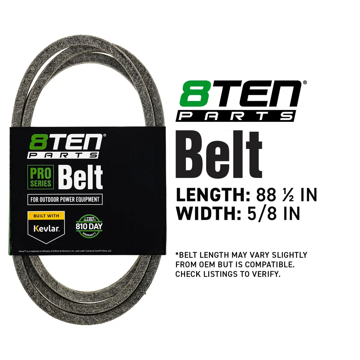 Belt With Kevlar® For Ferris Exmark 5021847 84009023 71460043 71460013 21847 2010B85w 2006B85w 2