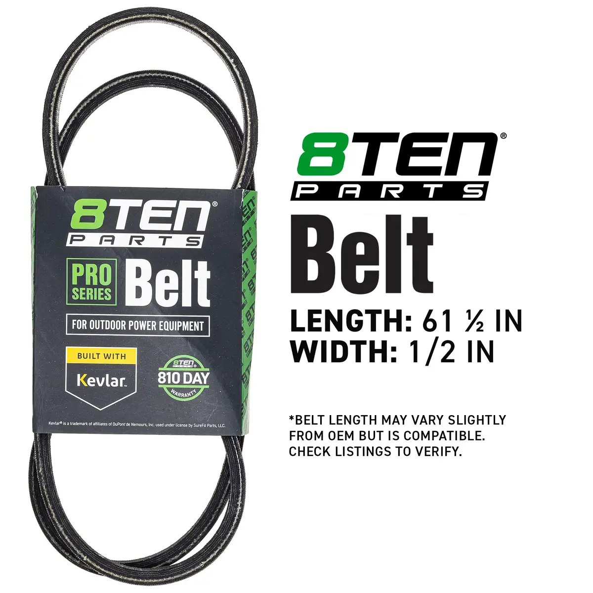 Belt With Kevlar® For John Deere Scag 482531 M119696 M119054 602907 482716 2029660 2
