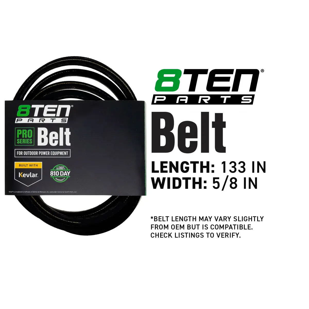 Belt With Kevlar® For Scag 9907B130 601788 485350 2006B130r 2