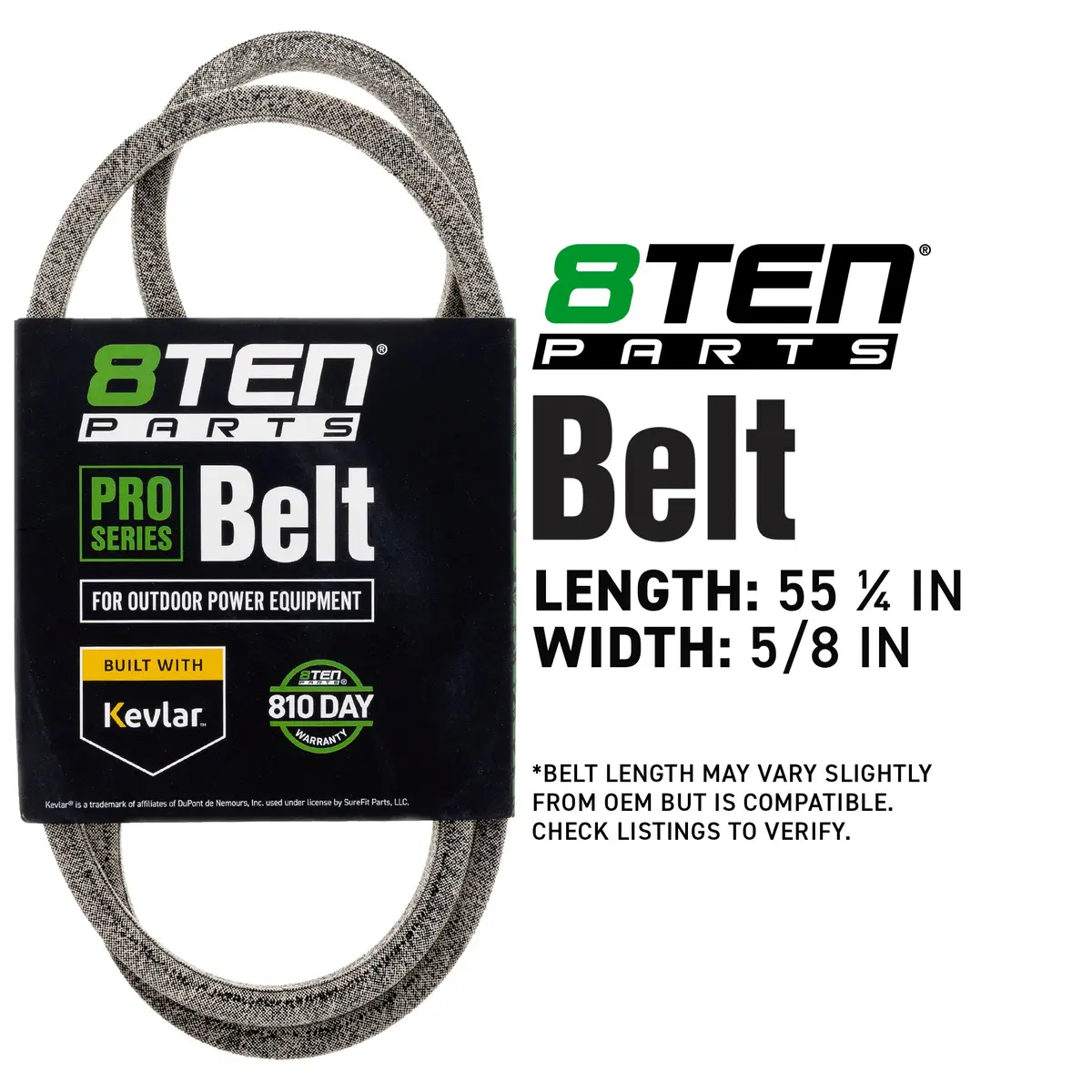 Belt With Kevlar® For Scag Ferris 482140 84001675 5105037 2