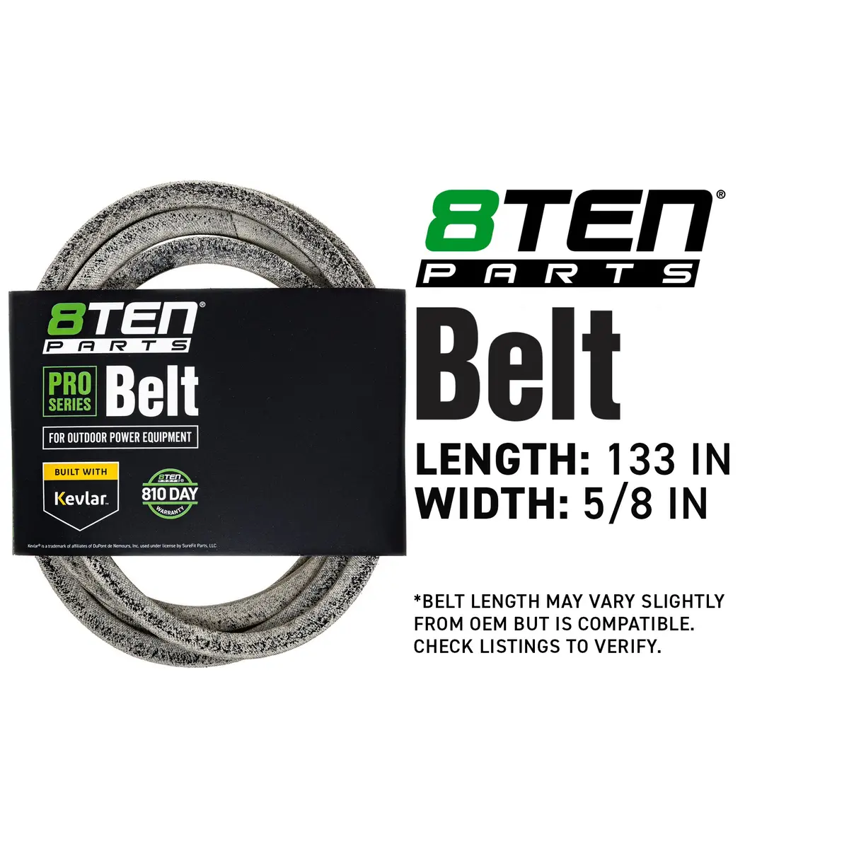 Belt With Kevlar® For Snapper Pro 5105034 2