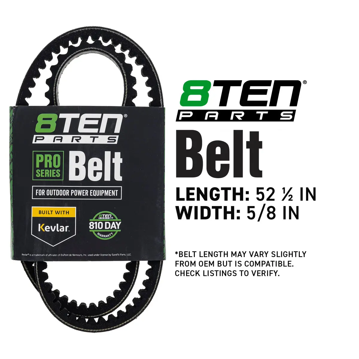 Belt With Kevlar® For Gravely Ariens 07200805 2