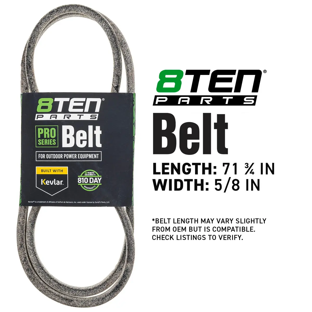 Belt With Kevlar® For Gravely Ariens 07200832 2