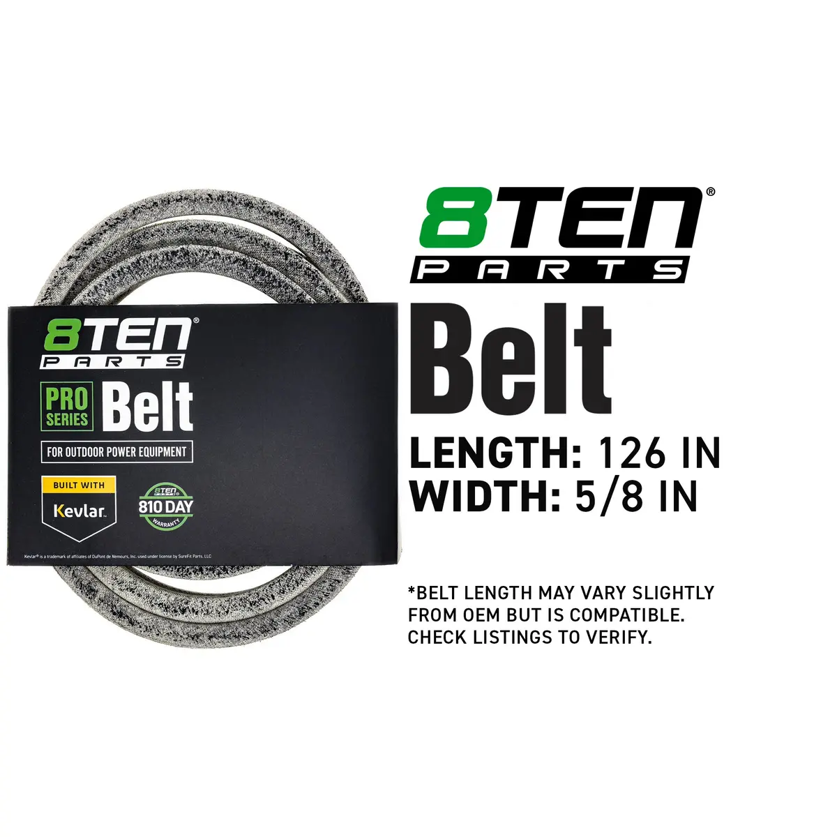 Belt With Kevlar® For John Deere Tcu16495 2