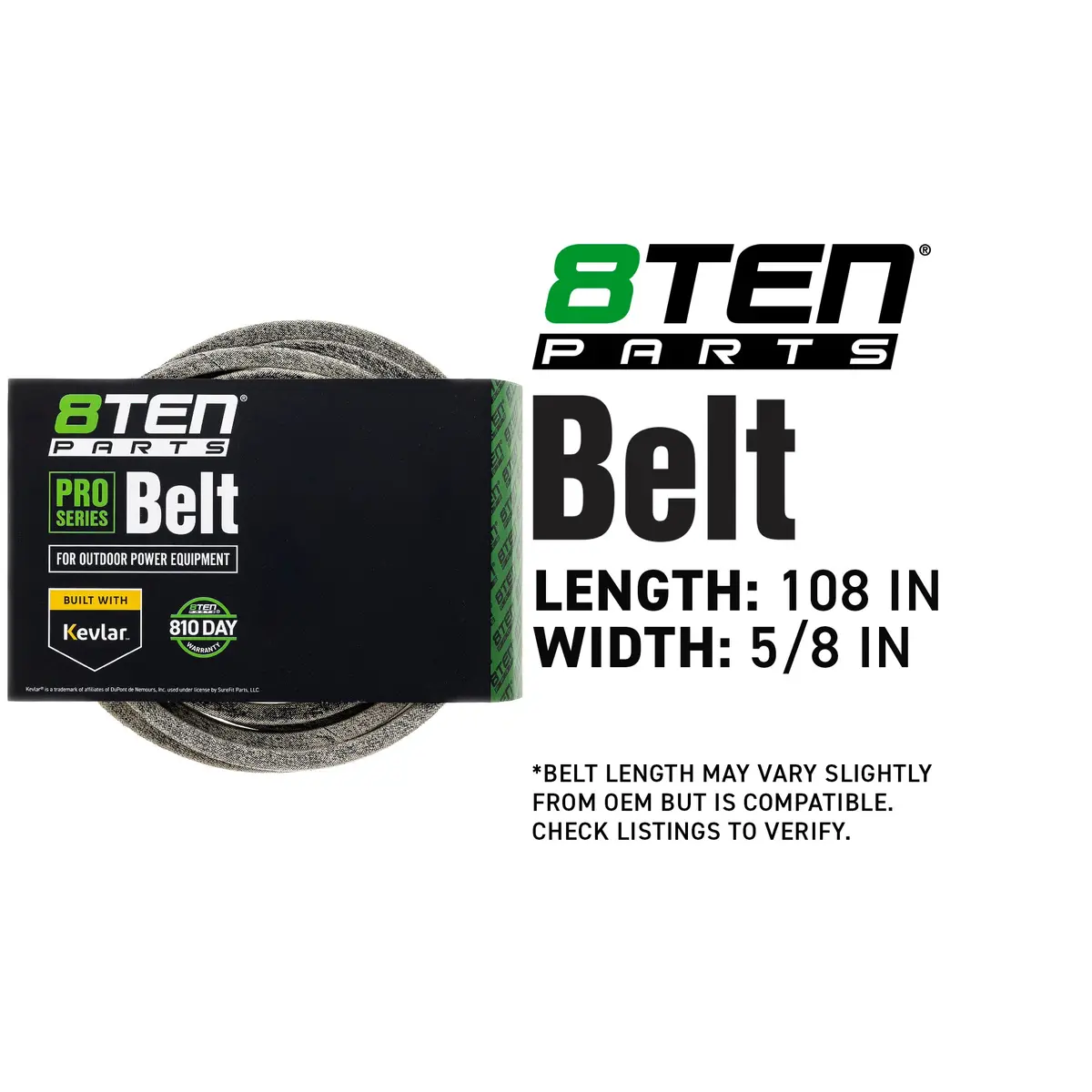 Belt With Kevlar® For John Deere Honda Ferris M115776 76182-750-003 76182-750-013 5101692 84009014 2