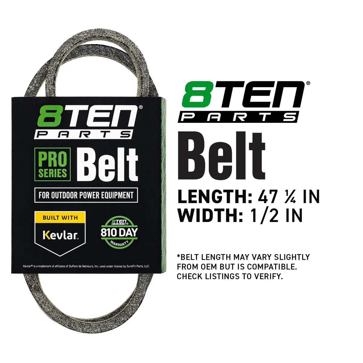 Belt With Kevlar® For Briggs & Stratton Snapper Scotts Ranch King Murray Allis Chalmers 710216 2