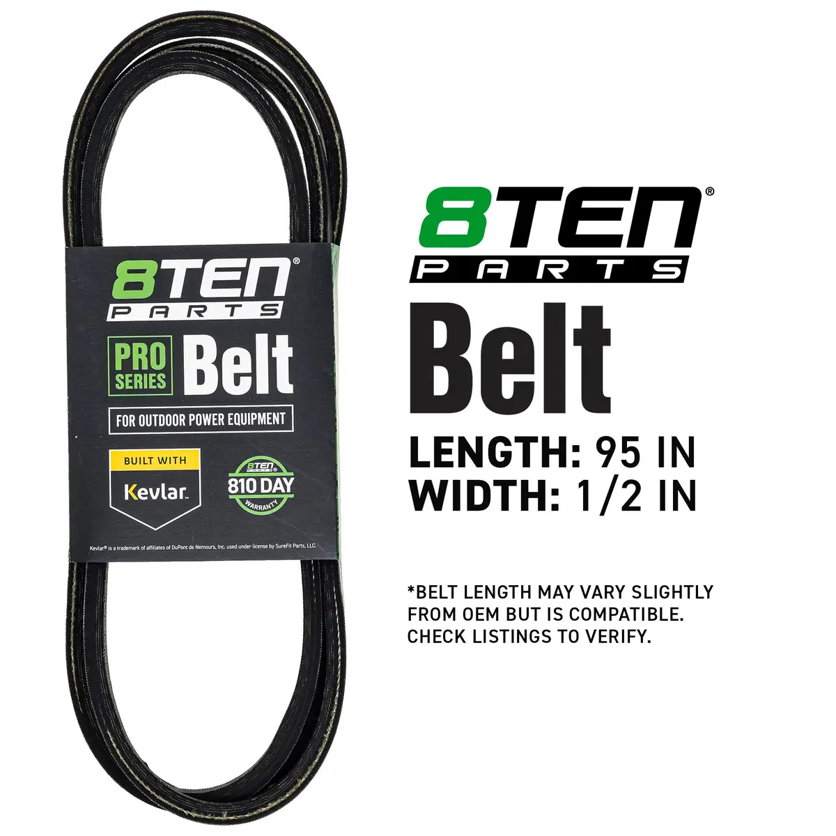 Belt With Kevlar® For Gravely 07233600 07222600 049211 2