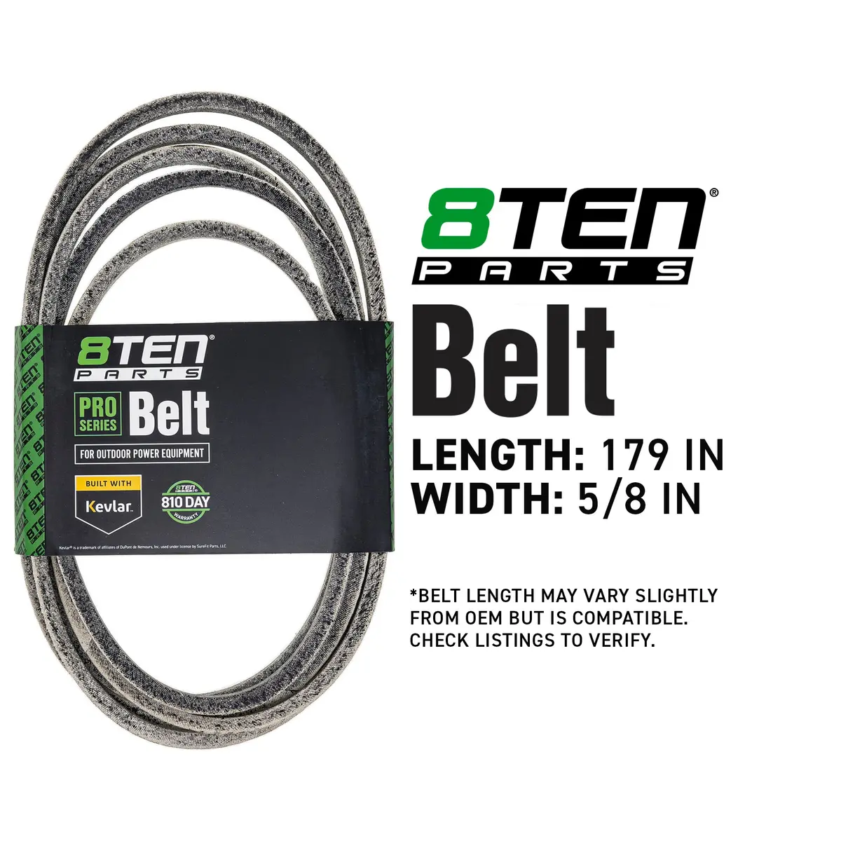 Belt With Kevlar® For Husqvarna 539108656 50047109 2