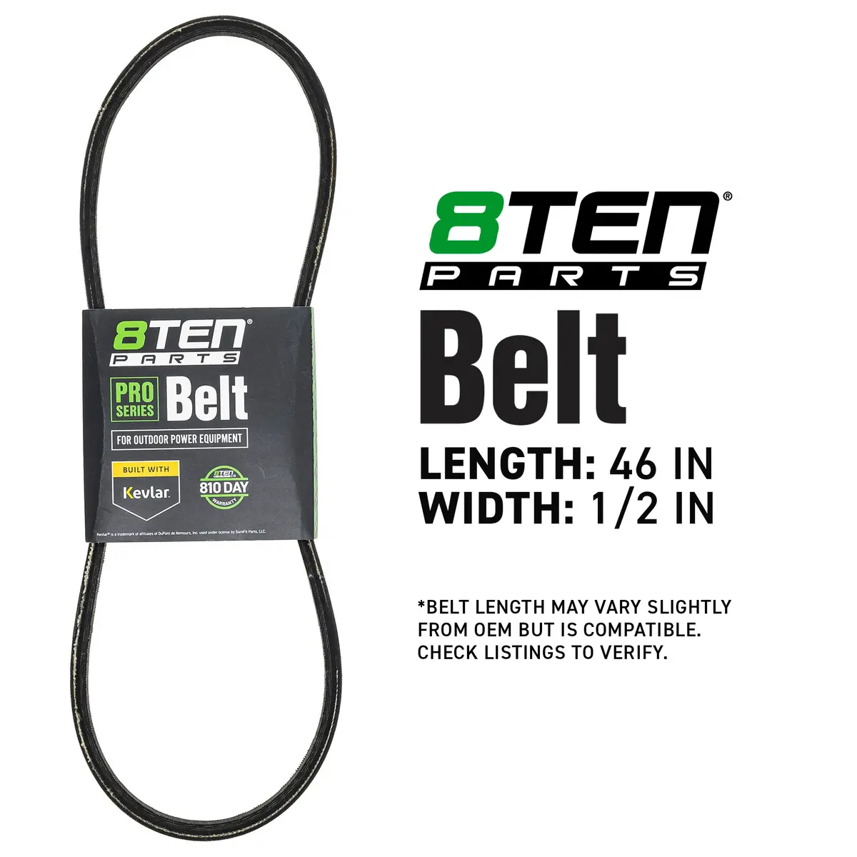 Belt With Kevlar® For Gravely Ariens 07220000 034944 2308052 1650502Sm 2
