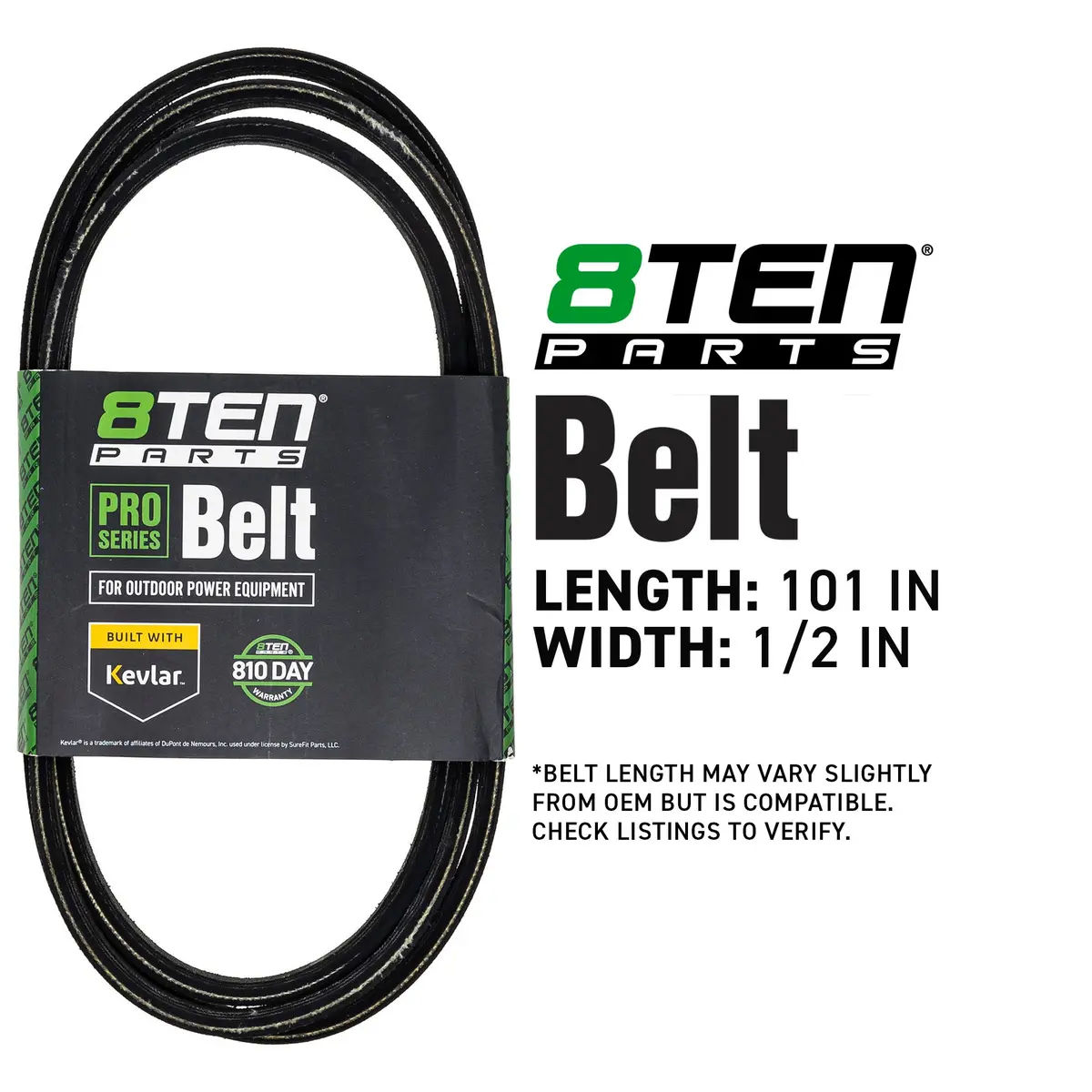 Belt With Kevlar® For Exmark 1-603576 1-603576-Sl 1603576Sl 2
